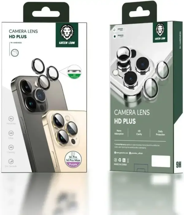 GREEN LION CAMERA LENS IPHONE 14 | BLACK